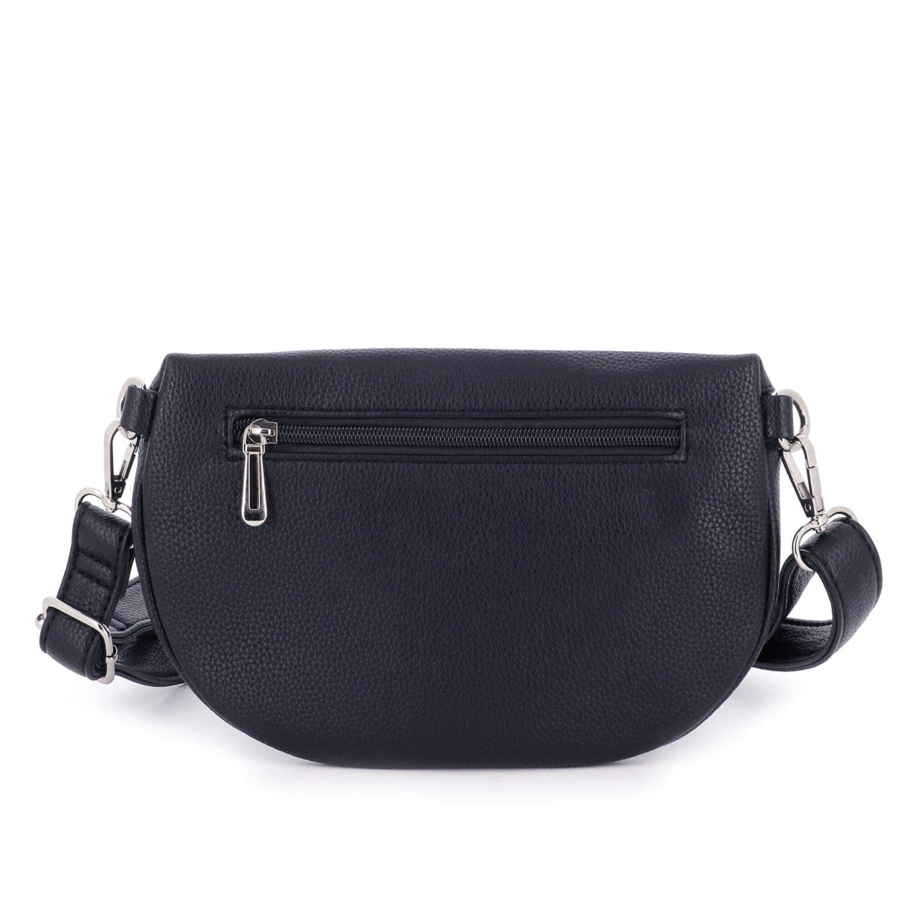 Flora & co Petit sac banane bandoulière multipoches Bleu