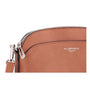 Flora & co Petit sac bandoulière arrondi multi-poches femme Camel