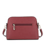 Flora & co Petit Sac bandoulière similicuir dragonne Bordeaux