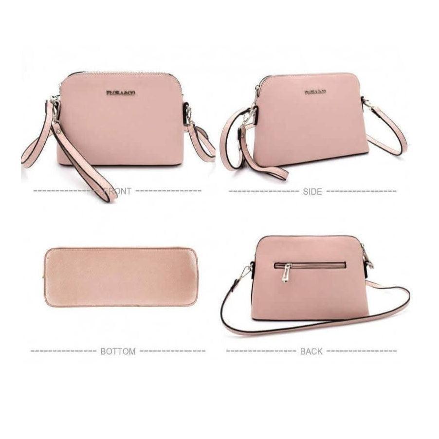 Flora & co Petit Sac Bandoulière Femme Soirée Cocktail Rose