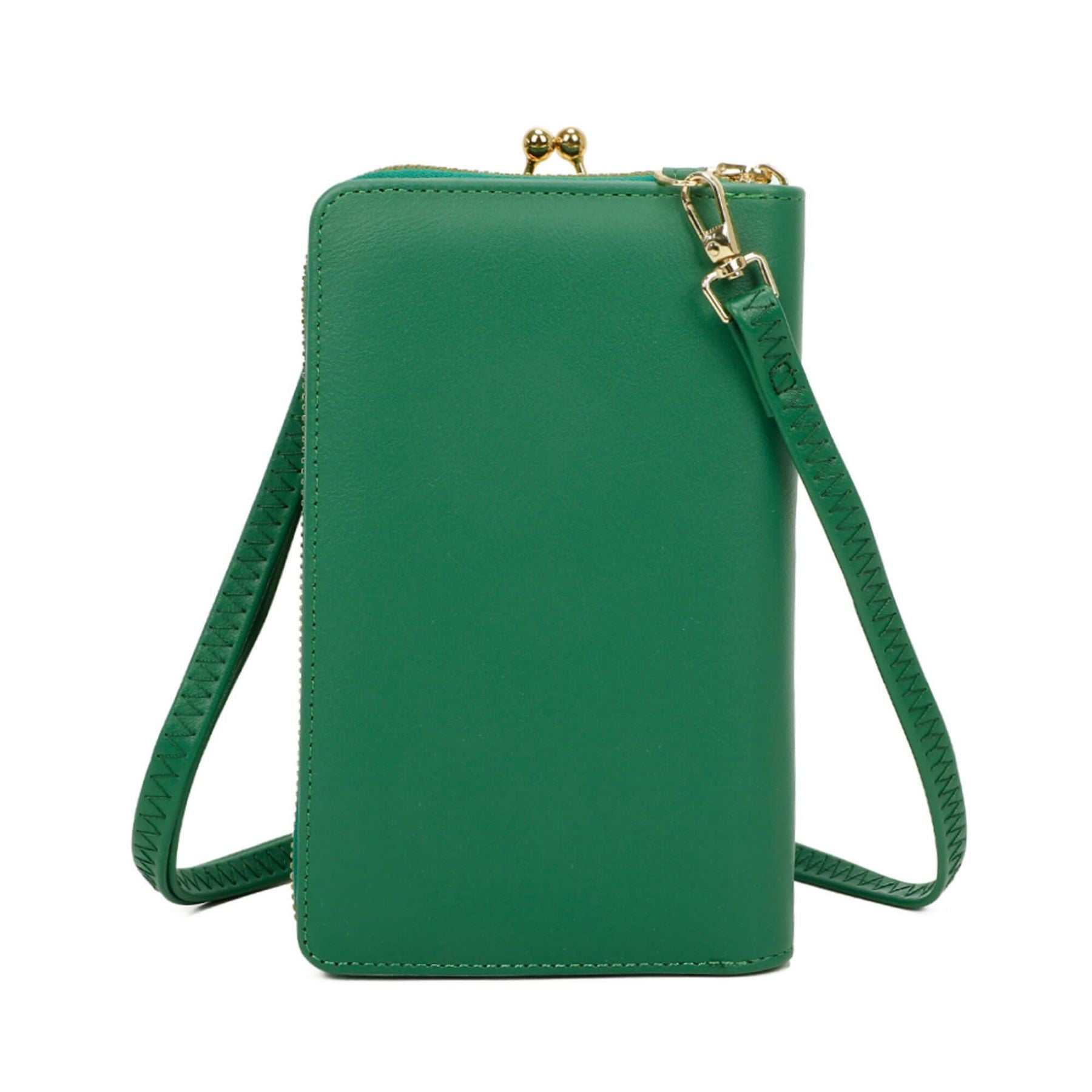 Gallantry Pochette téléphone bandoulière tout-en-un Vert