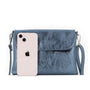 Flora & co Petit sac bandoulière pochette lanière irisé Bleu