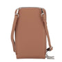 Flora & co Petit sac bandoulière téléphone 6.7 pouces pour femme Camel