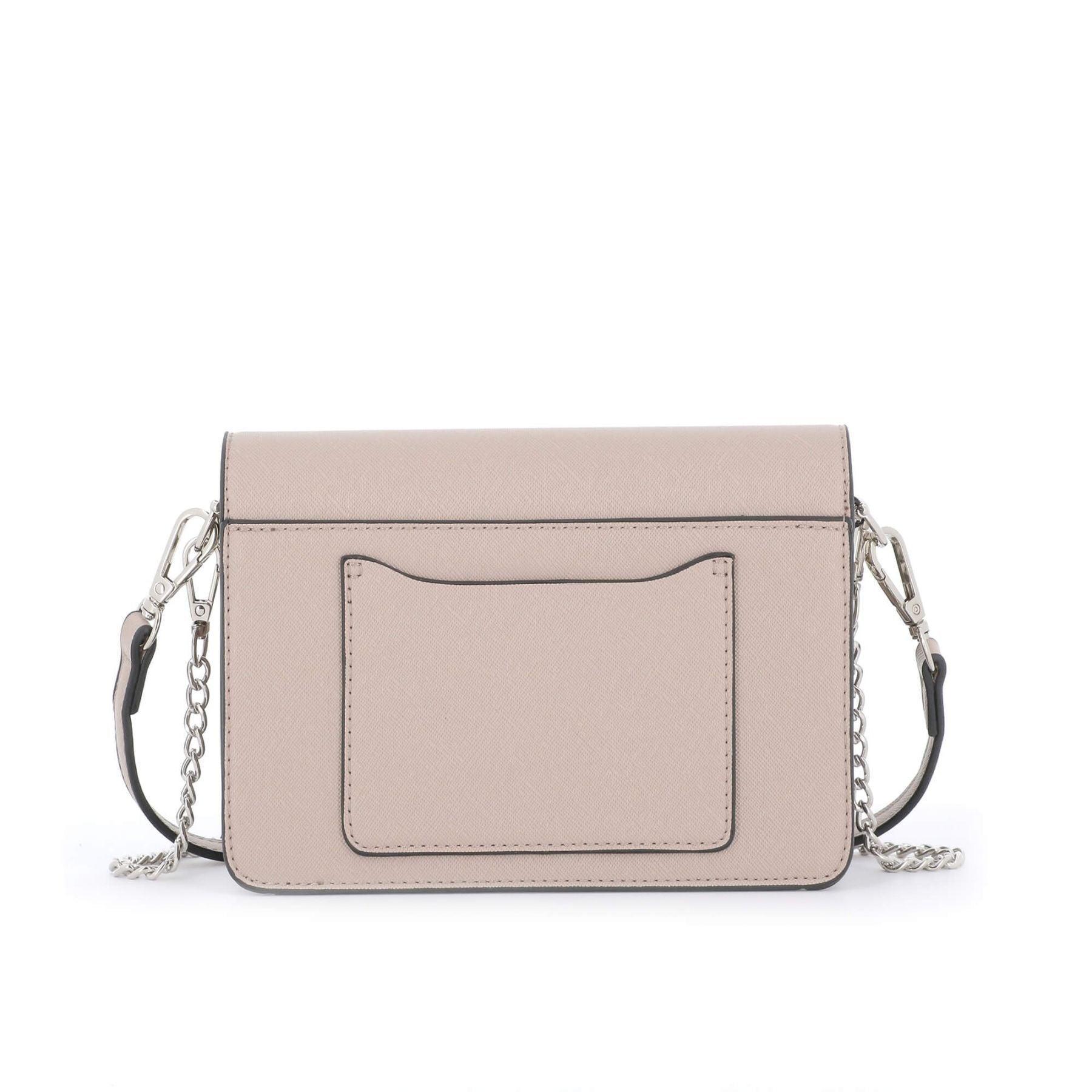 Flora & co petit sac bandoulière chaîne femme Beige Taupe