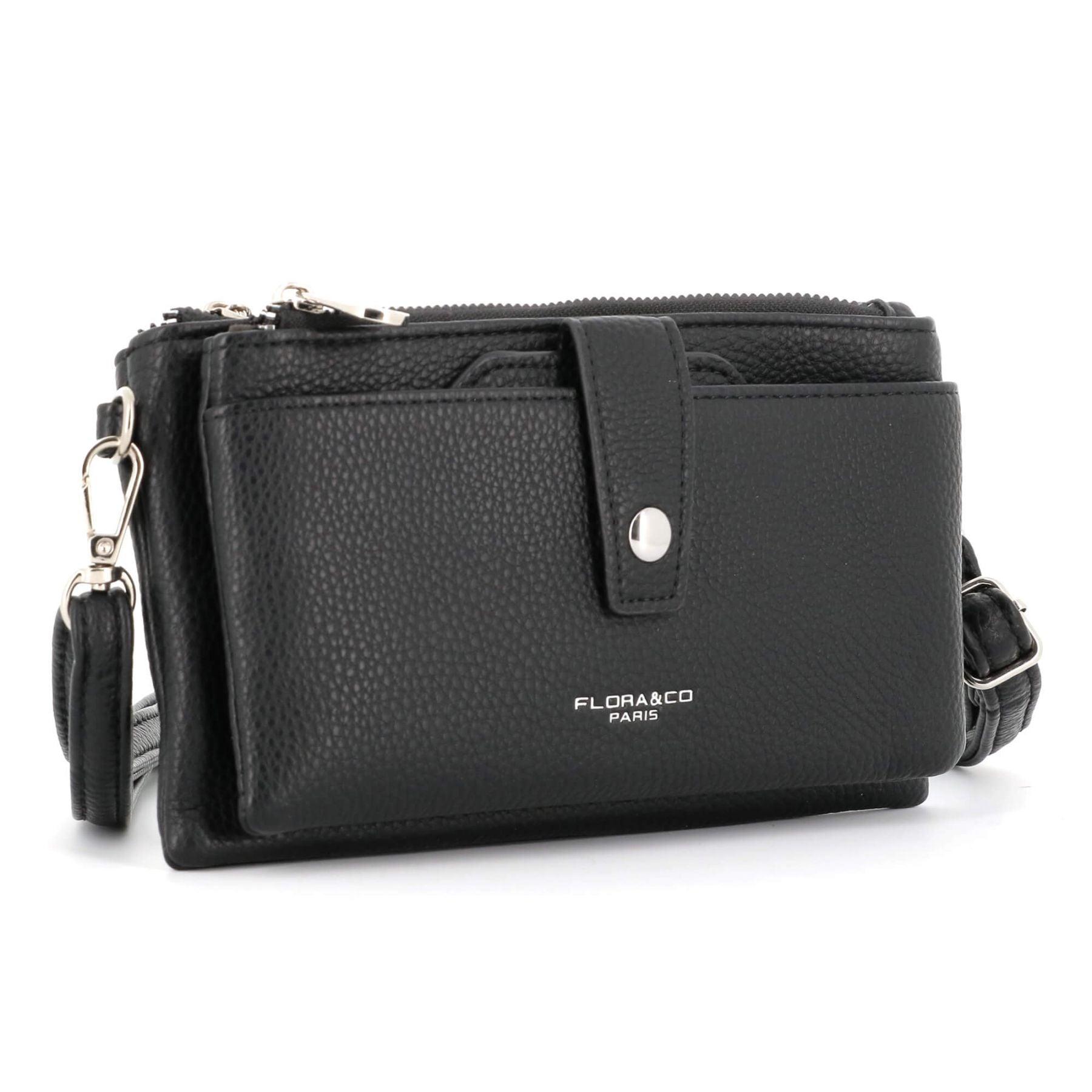 Flora & co Pochette bandoulière pour téléphone portable Noir