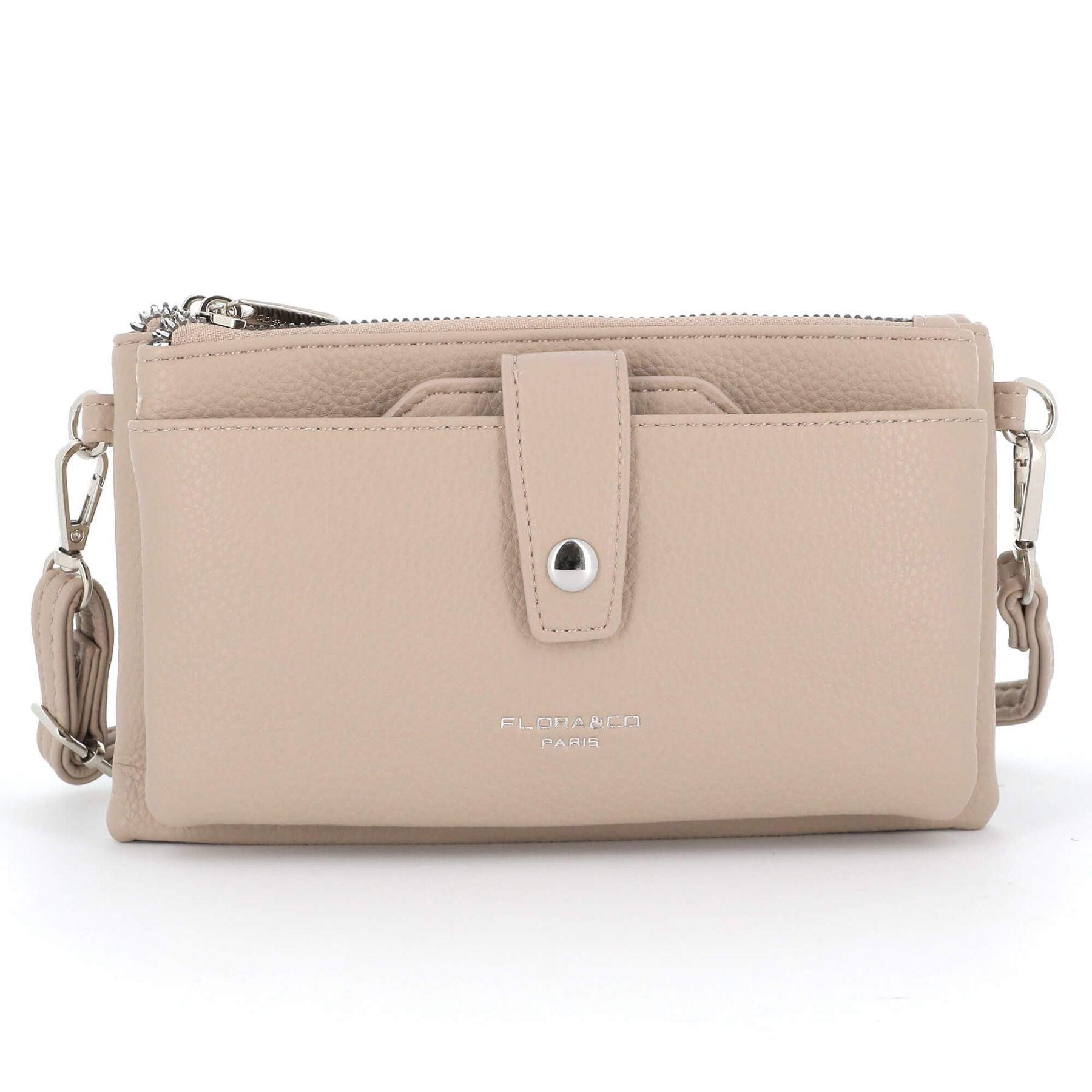 Flora & co Pochette bandoulière pour téléphone portable Beige