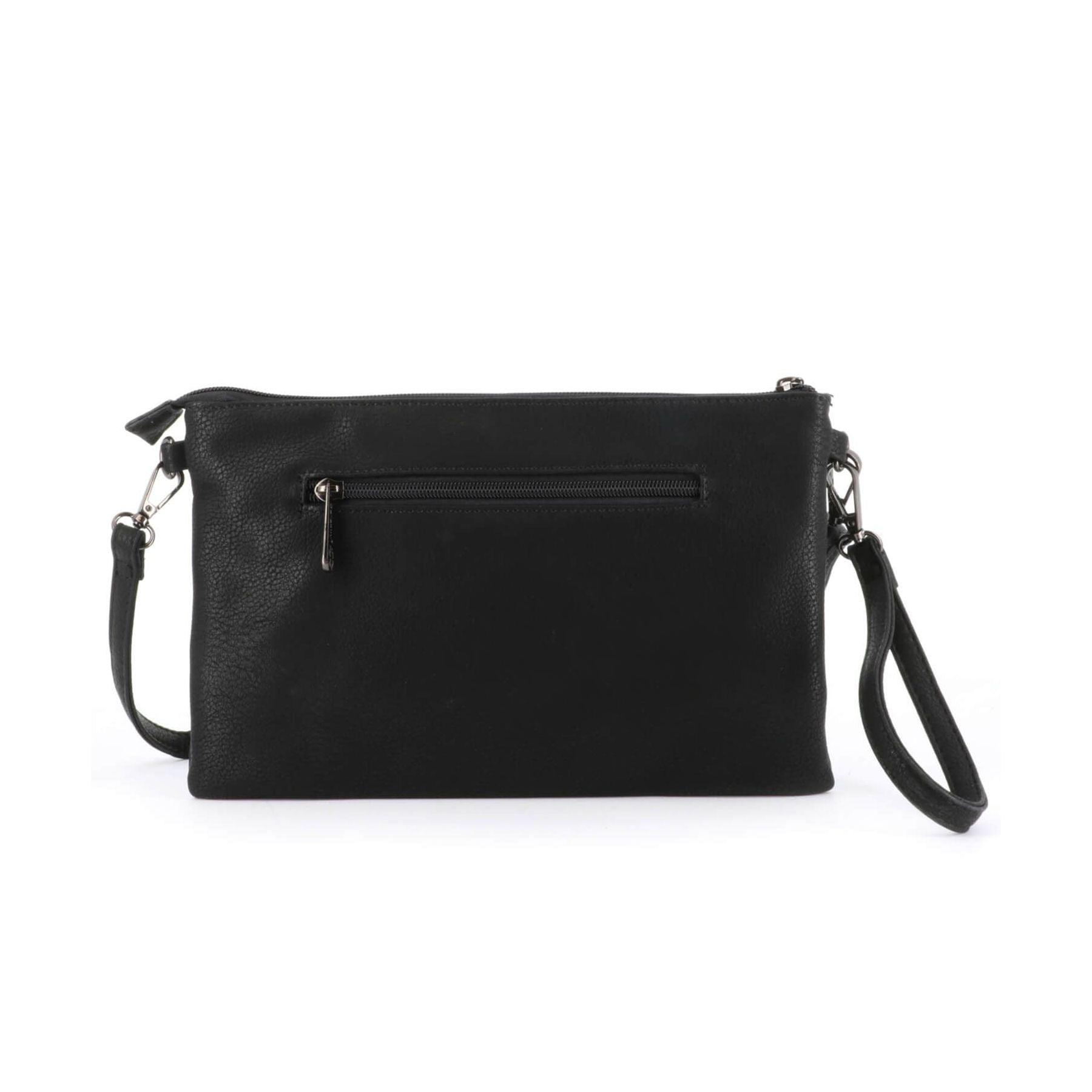 Gallantry Sac pochette bandoulière paillette Noir