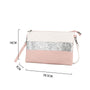 Gallantry Sac pochette bandoulière paillette Rose