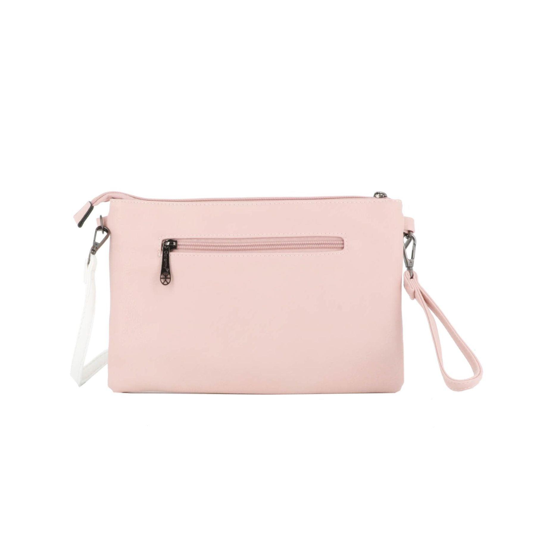 Gallantry Sac pochette bandoulière paillette Rose