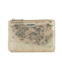 Flora & co Pochette femme similicuir suédine irisé Or