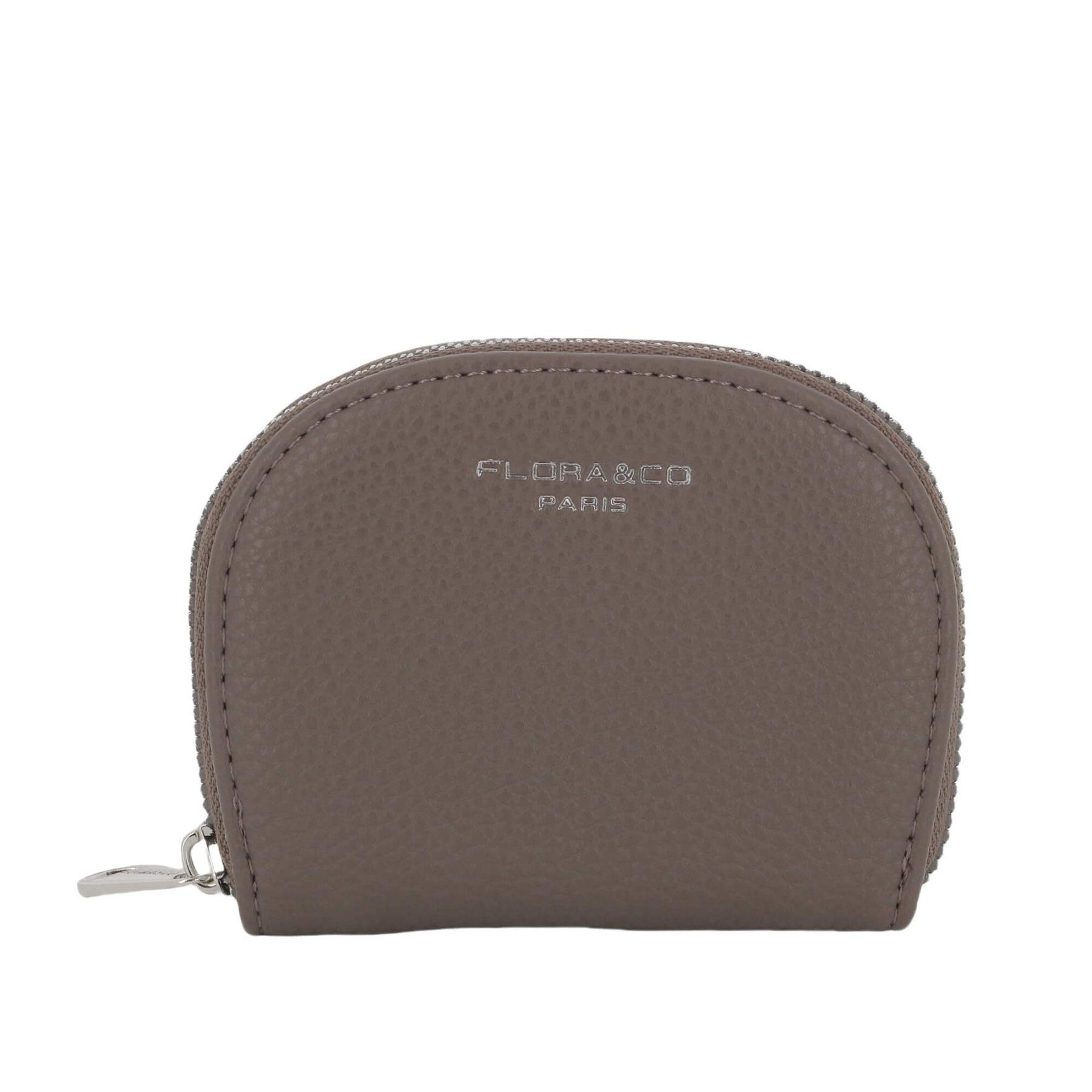 Flora & co Porte-cartes avec 11 emplacements pour femme Taupe Foncé