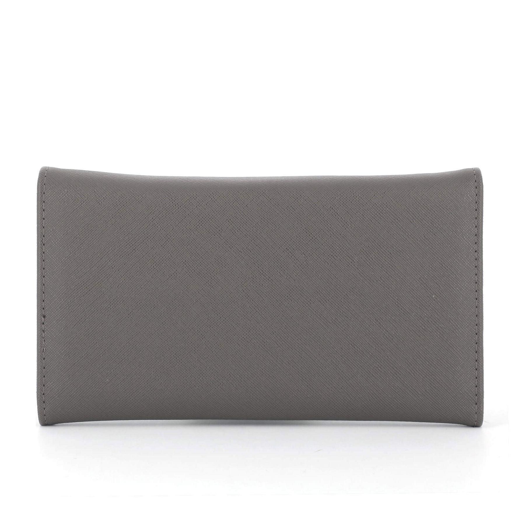 Flora & co Porte chéquier portefeuille femme tout en un Taupe Fonce