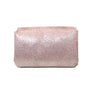 Vue 5 du Porte-monnaie bourse cuir daim irisé 04P Rose en Cuir couleur ROSE - Detail.