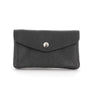 Made in Italy Porte-Monnaie Cartes Cuir Grainé Noir