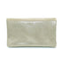 Vue 6 du Porte-monnaie cuir daim irisé femme beige en Cuir couleur BEIGE - Detail.