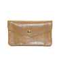 Vue principale du Porte-monnaie cuir daim irisé femme camel en Cuir couleur CAMEL.