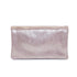 Vue 6 du Porte-monnaie cuir daim irisé femme rose en Cuir couleur ROSE - Detail.