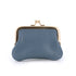Vue principale du Porte-monnaie Cuir Grainé Rétro à Clic Clac Bleu Jean en Cuir couleur JEAN.