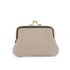 Vue principale du Porte-monnaie Cuir Grainé Rétro à Clic Clac Taupe en Cuir couleur TAUPE.