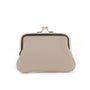 Vue principale du Porte-monnaie Cuir Grainé Rétro à Clic Clac Taupe en Cuir couleur TAUPE.