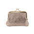 Vue principale du Porte-monnaie Cuir Irisé Rétro à Clic Clac Taupe en Cuir couleur TAUPE.