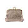 Vue principale du Porte-monnaie Cuir Irisé Rétro à Clic Clac Taupe en Cuir couleur TAUPE.