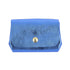 Vue principale du Porte-monnaie cuir souple irisé 04 Bleu Vif en Cuir couleur BLEU VIF.