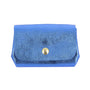 Vue principale du Porte-monnaie cuir souple irisé 04 Bleu Vif en Cuir couleur BLEU VIF.