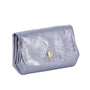Vue 2 du Porte-monnaie cuir souple irisé 04 Lilas en Cuir couleur LILAS - Detail.