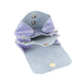 Vue 5 du Porte-monnaie cuir souple irisé 04 Lilas en Cuir couleur LILAS - Detail.