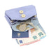Vue 6 du Porte-monnaie cuir souple irisé 04 Lilas en Cuir couleur LILAS - Detail.