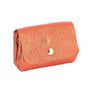 Vue 2 du Porte-monnaie cuir souple irisé 04 Orange en Cuir couleur ORANGE - Detail.