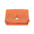 Vue principale du Porte-monnaie cuir souple irisé 04 Orange en Cuir couleur ORANGE.