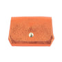 Vue principale du Porte-monnaie cuir souple irisé 04 Orange en Cuir couleur ORANGE.