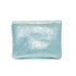 Vue 6 du Porte-monnaie femme cuir daim irisé 044 bleu clair en Cuir couleur BLEU CLAIR - Detail.
