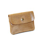 Vue 2 du Porte-monnaie femme cuir daim irisé 044 camel en Cuir couleur CAMEL - Detail.