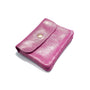 Vue 4 du Porte-monnaie femme cuir daim irisé 044 Fuschia en Cuir couleur FUSCHIA - Detail.