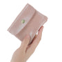 Vue 3 du Porte-monnaie femme cuir daim irisé 044 rose en Cuir couleur ROSE - Detail.