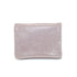 Vue 6 du Porte-monnaie femme cuir daim irisé 044 rose en Cuir couleur ROSE - Detail.