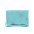 Vue 6 du Porte-monnaie femme cuir italien irisé 041 Cyan en Cuir couleur CYAN - Detail.