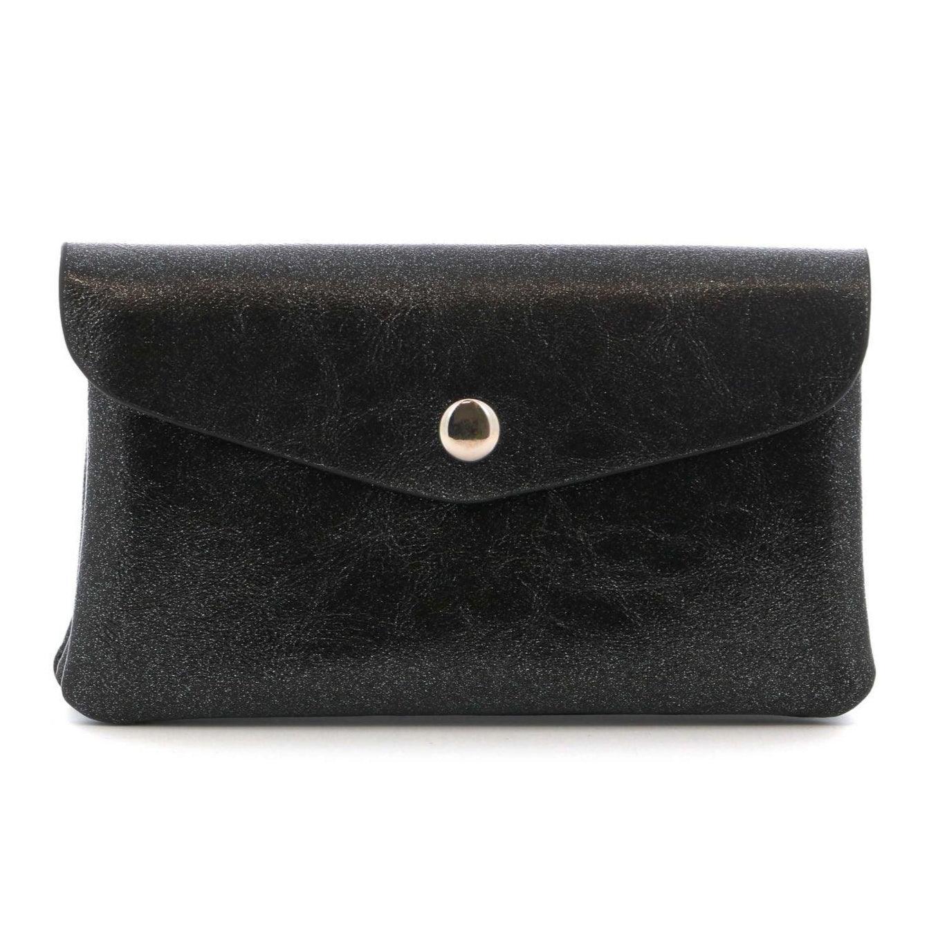 Flora & co Porte-monnaie irisé enveloppe Noir