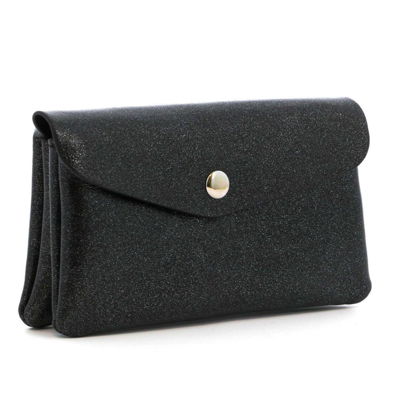 Flora & co Porte-monnaie irisé enveloppe Noir