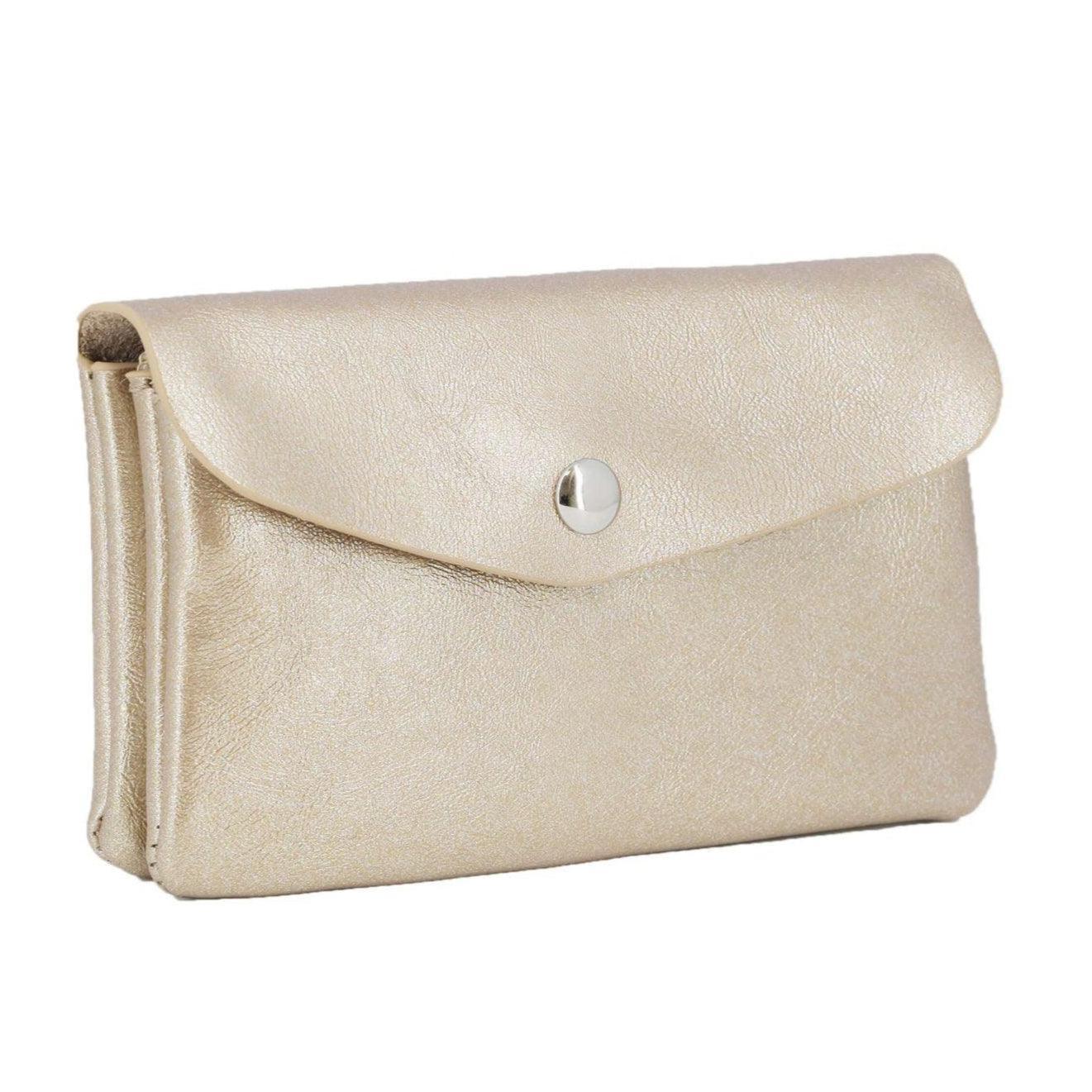 Flora & co Porte-monnaie irisé enveloppe Or