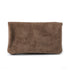 Vue 6 du Porte-monnaie portefeuille mi-long suède Taupe en Cuir couleur TAUPE - Detail.
