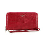 Flora & co Portefeuille femme brillant simili cuir effet croco Rouge