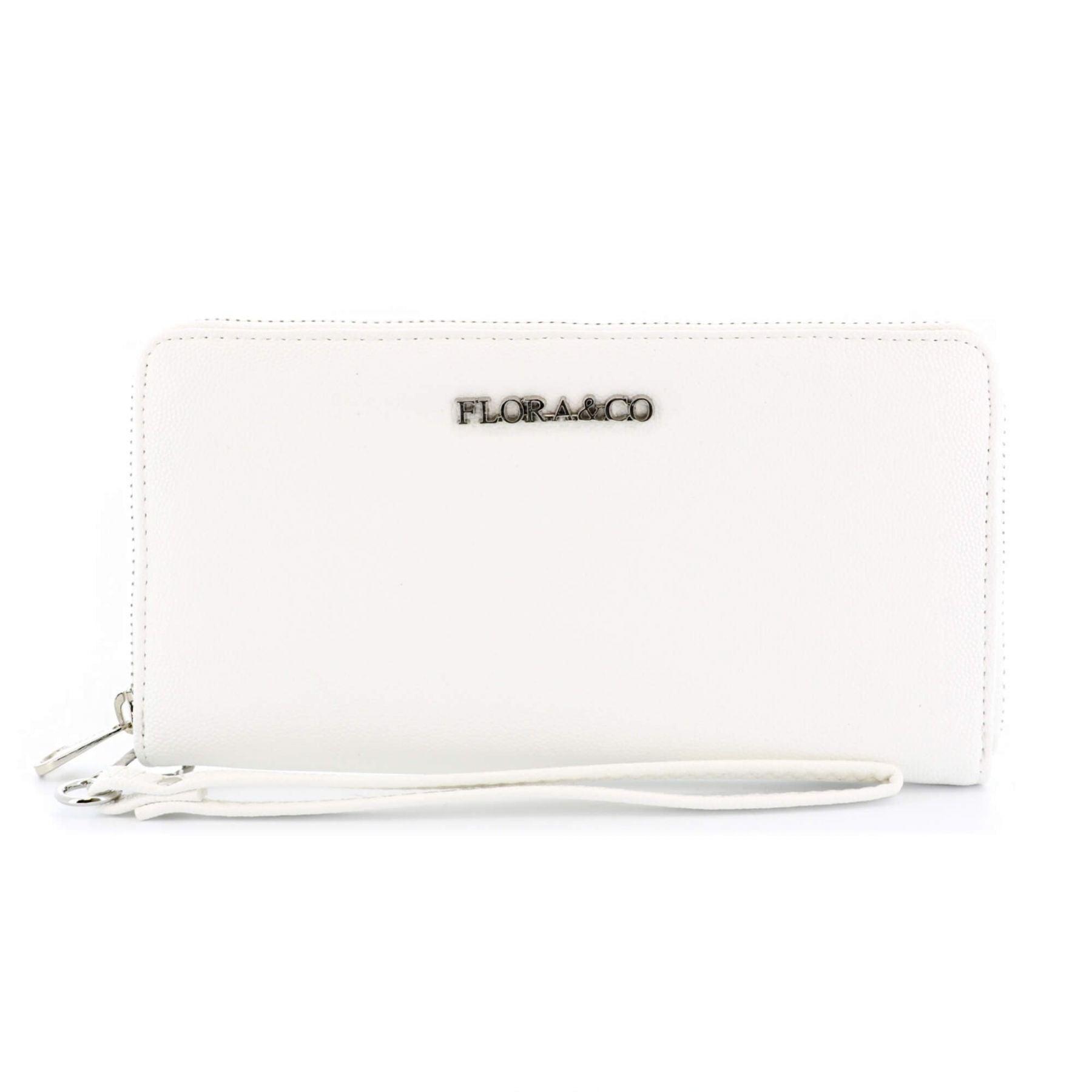 Flora & co Portefeuille femme enveloppe Blanc