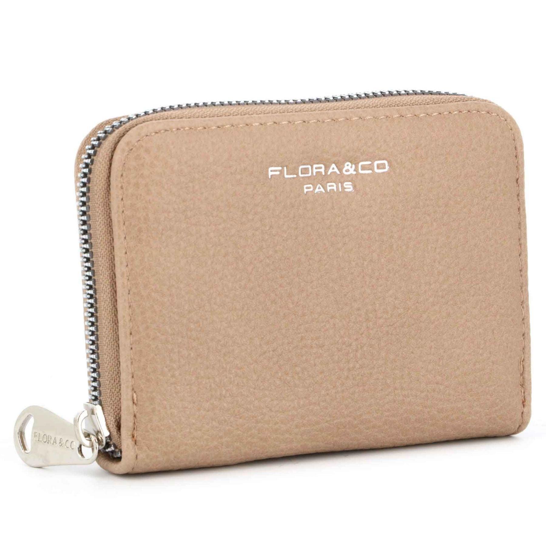 Flora & co Portefeuille Porte-Monnaie Souple Taupe