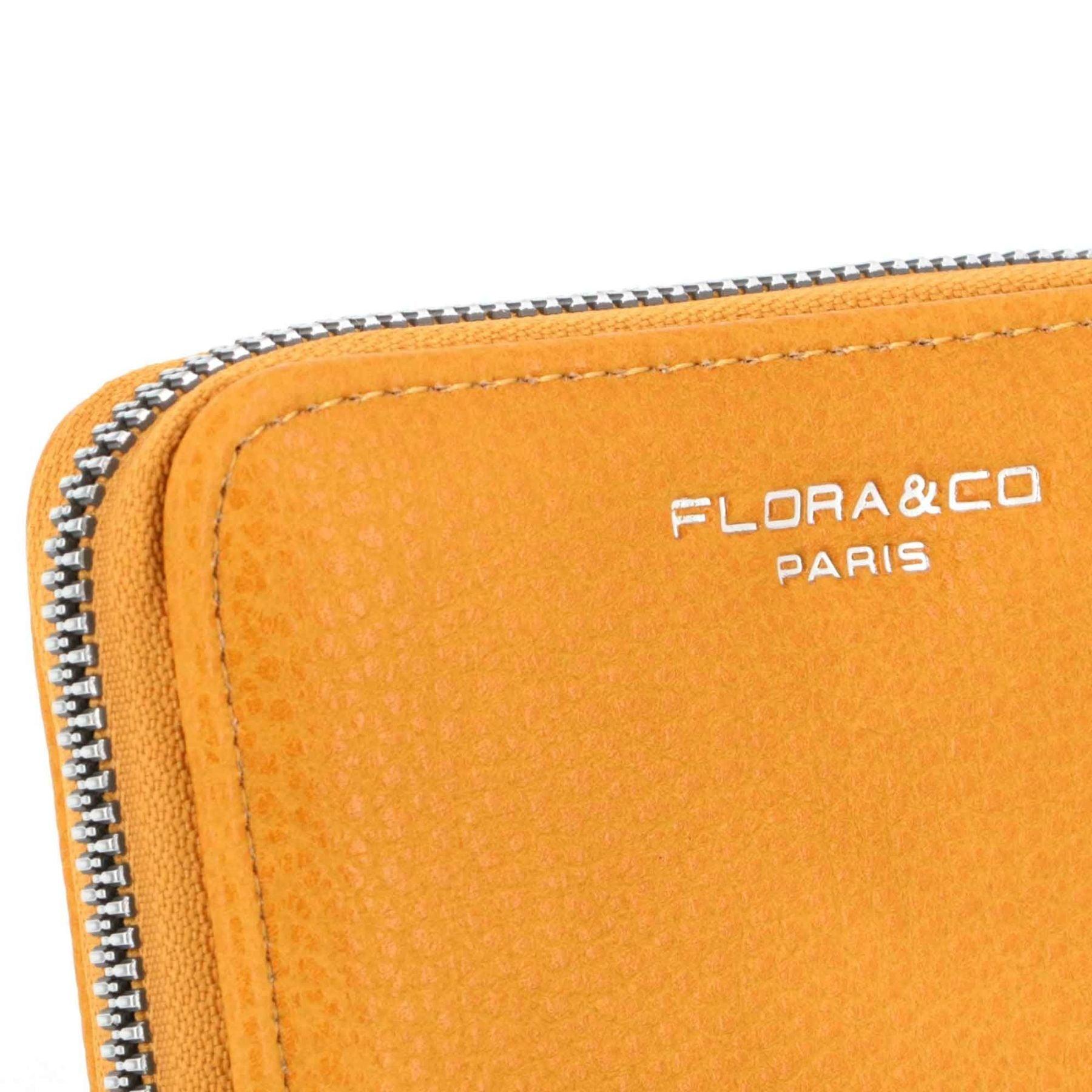 Flora & co Portefeuille Porte-Monnaie Souple Moutarde