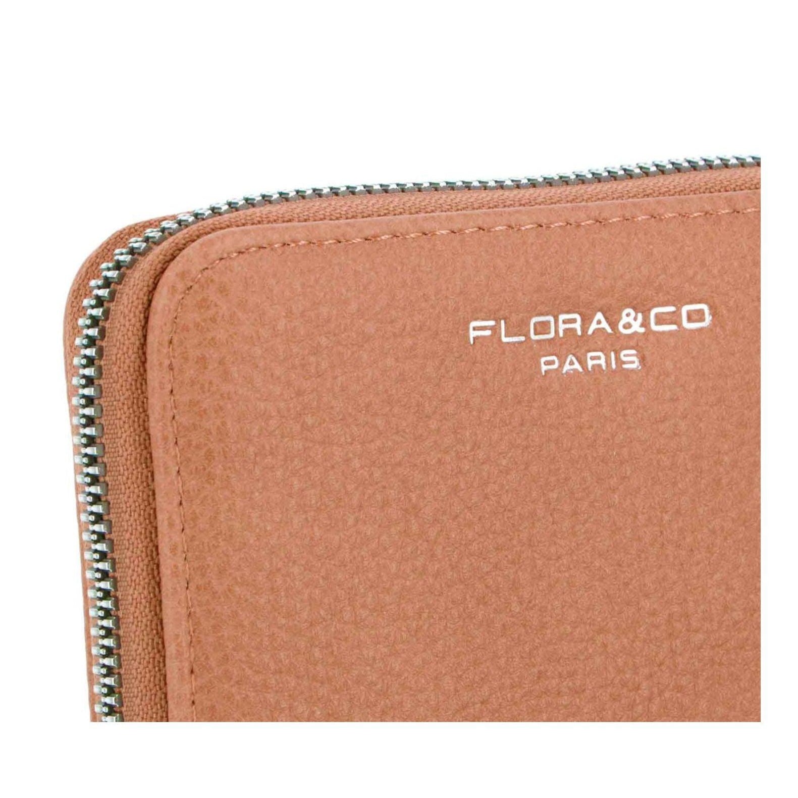 Flora & co Portefeuille Porte-Monnaie Souple Camel