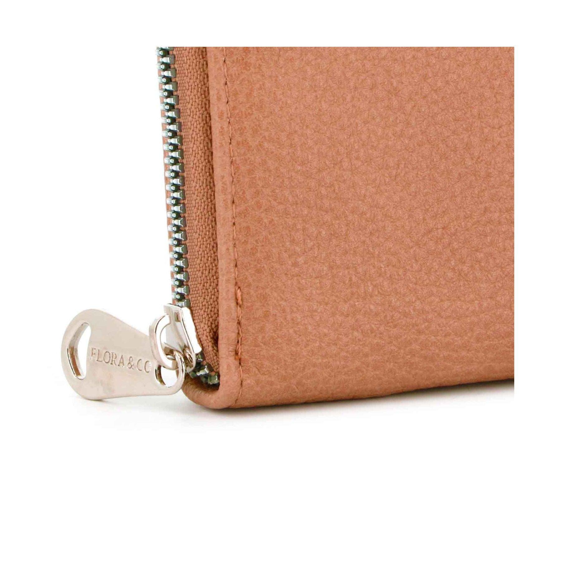 Flora & co Portefeuille Porte-Monnaie Souple Camel